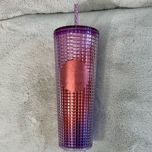 Starbucks Pink Purple Bling Ombre Studded Cup